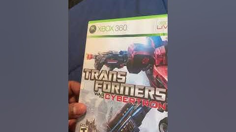 Unboxing Transformers war for Cybertron Xbox 360