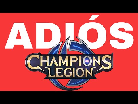 CHAMPIONS LEGION CERRARÁ SUS SERVIDORES.