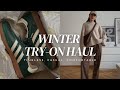 Winter tryon haul  cos szane arket adidas samba birkenstock monica vinader levis 501