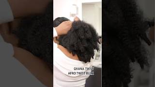 Quick & Easy Ponytail with REALISTIC 3X GHANA AFRO TWIST BULK 16" | #623XGAT 💁🏽‍♀️✨ screenshot 1