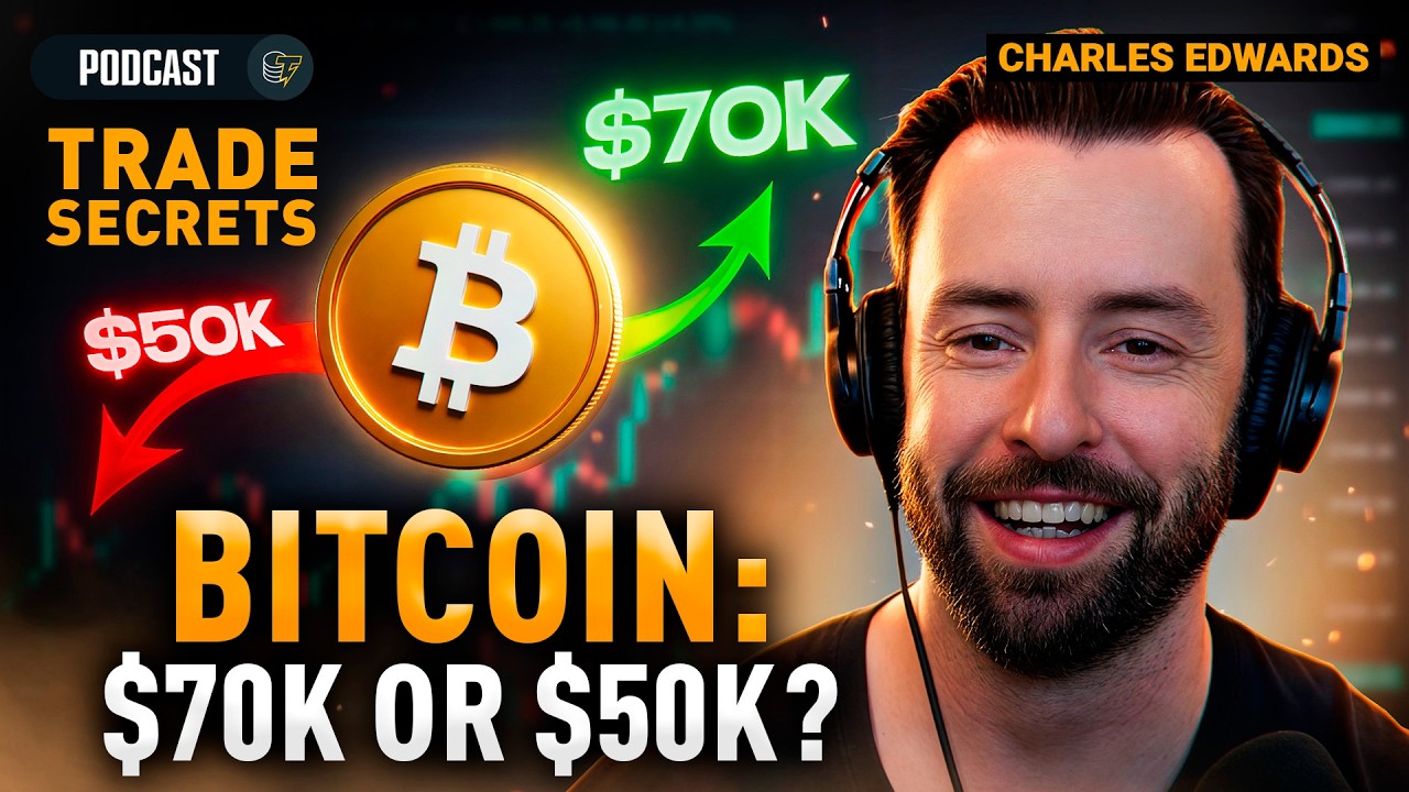 Miniatura Bitcoin to $70K or Back to $50K? Charles Edwards’ Warning | Trade Secrets