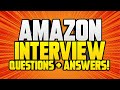 TOP 11 AMAZON Interview Questions & ANSWERS for 2021!