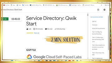 Service Directary : Qwik Start | #GSP732 | #arcade #qwiklabs #arcadegames #iit
