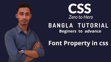 CSSCSS3   Bangla Tutorial 15 ||  Font Property.