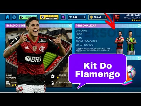 Kit do Flamengo Dream League Soccer 2023: GRÁTIS