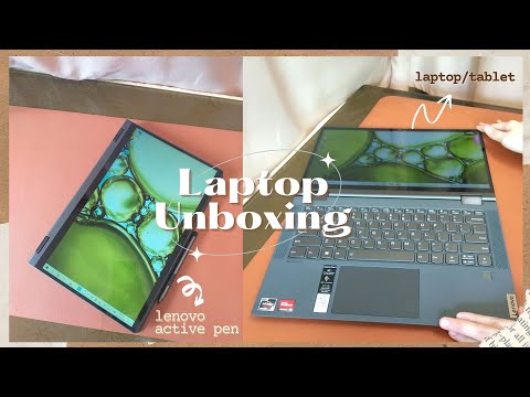 💻2 in 1 laptop unboxing ~ lenovo ideapad flex 5, w/ pen 🍀🌱