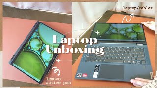 2 in 1 laptop unboxing ~ lenovo ideapad flex 5, w/ pen