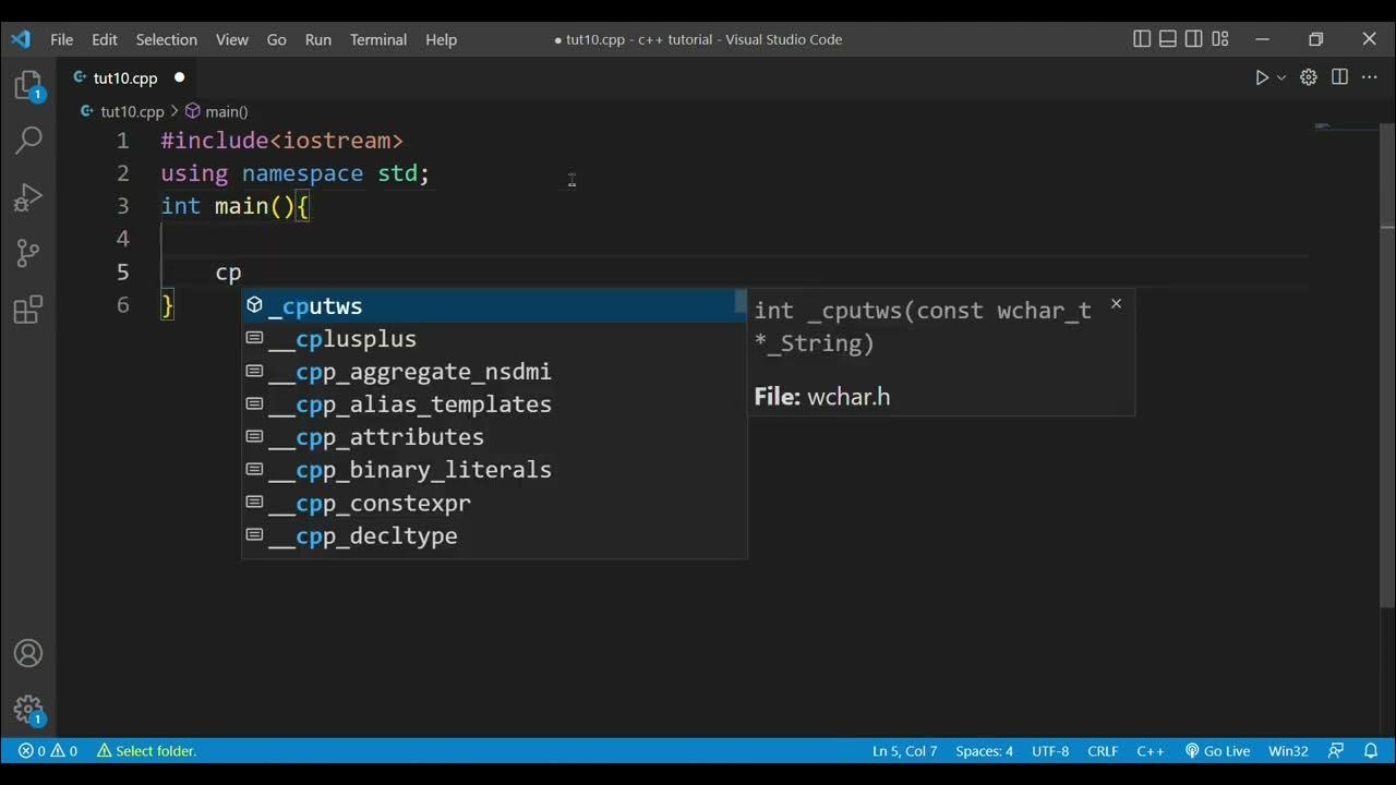 Hello world programe in Vs code #codingmaster #subscribe #helloworld ...