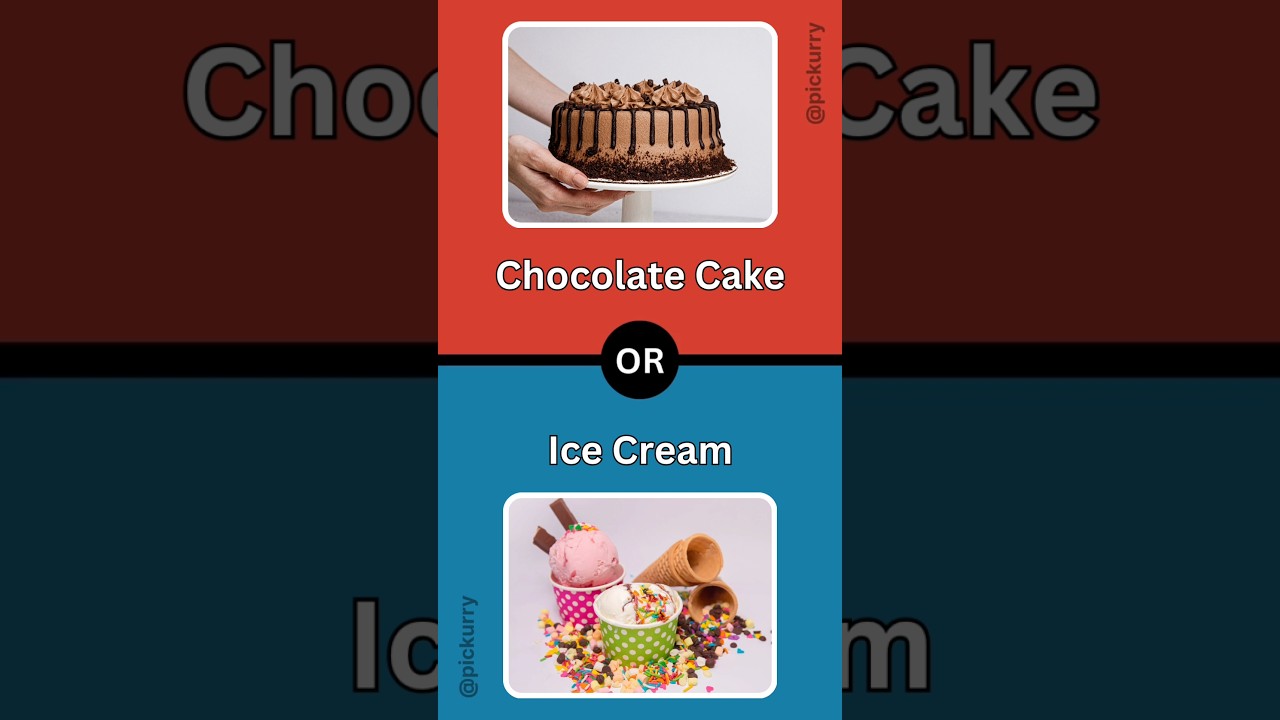 Would You Rather Pizza or Burger? 🍕🍔 The Last One Will Shock You! | Pickurry Shorts