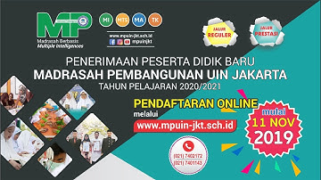Alur Pendaftaran PPDB Online Madrasah Pembangunan UIN Jakarta