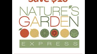 Nature's Garden Express Promo Code - Save $10, use code: 4730d
