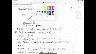 CS2700 Programming and Data Structures | Lec 66 | Undirected graphs: terminology
