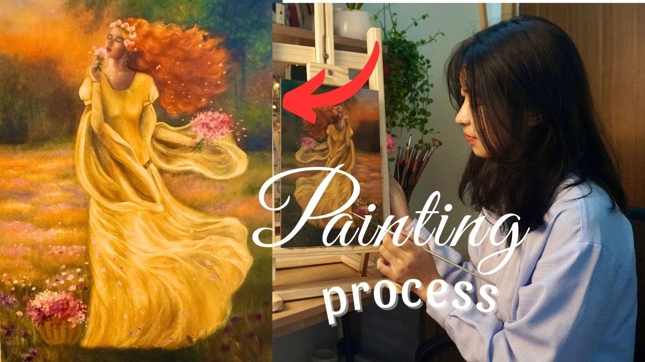 An Art Vlog: Revealing SECRET - My Complete Oil Painting Process - YouTube