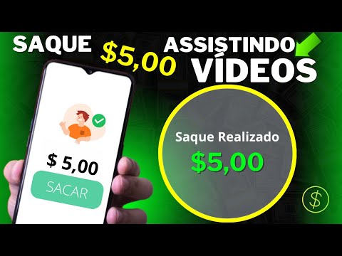 ✅Ganhe $ 5 Por Dia assistindo Vídeos - App para GANHAR DINHEIRO Assistindo vídeos