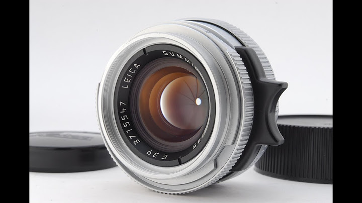Leica summicron-m 35mm 1 2 asph e39 ม อสอง