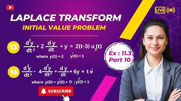 Initial Value Problem using Laplace Transform/Exercise 11.3/ part 10 /Mathematical Methods.