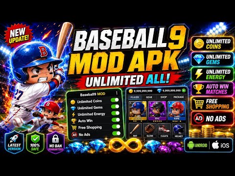 Baseball 9 Hack/MOD APK iOS & Android - How to Get Baseball 9 Free Gems and Coins 2026
