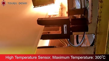 300°C/ 572°F High Temperature Sensor - Web Guide Sensor for Hot Environments
