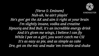 Eminem - Old Time&#39;s Sake (feat. Dr. Dre) [Lyrics]