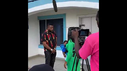 Nollywood on set with Emeka Enyiocha. #nollywood #shorts #movie