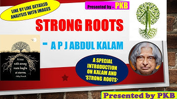 Strong Roots: PART---1 :::  APJ ABDUL KALAM ::::  PKB Online English :::