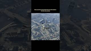 When You Forget the Parachute… But GTA 5 Physics Got Your Back 😎💥#gta #water #gaming #shorts