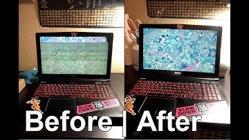 Laptop screen replacement / How to replace laptop screen MSI GE62 Apache Pro-001/233/239/254