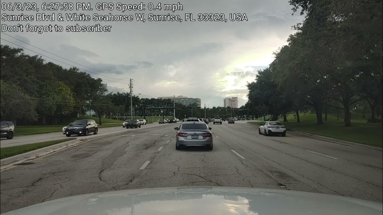 Free to Use Dash Cam Footage South Florida (Copyright Free) June 7