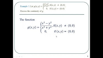Multivariable Calculus Lecture 4 (Limits and Continuity of Functions of Several Variables)
