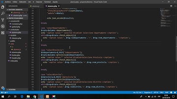 12 Listar Provincia (Select Dinamico con php , MVC, MariaDB,Jquery)