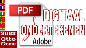 Hoe teken je een PDF met een digitale handtekening?