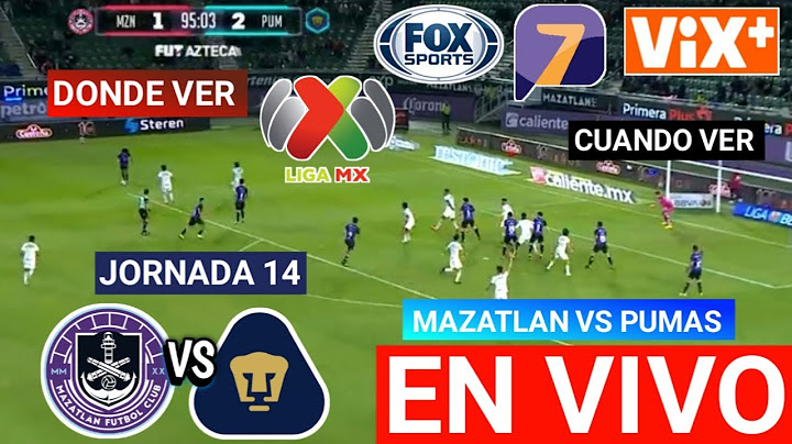 🔴 MAZATLAN VS PUMAS EN VIVO HOY LIGA MX 2024 JORNADA 14 DONDE VER PARTIDO DE HOY PUMAS VS MAZATLAN 🔥