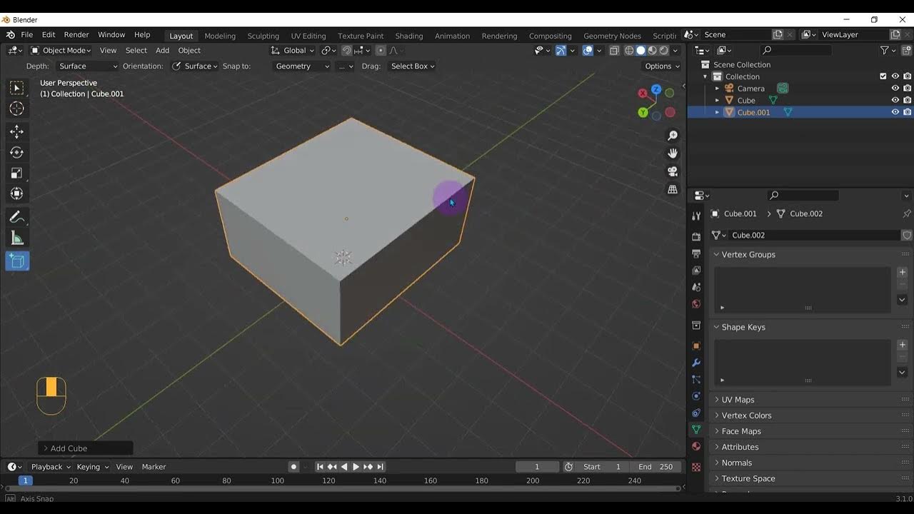 Blender How to change from perspective to orthographic view YouTube