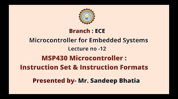 Microcontroller & Embedded System Design | AKTU Digital Education
