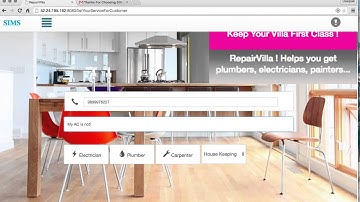 C Simplify IT - SIMS example - RepairVilla Registeration of Shop & Complaint