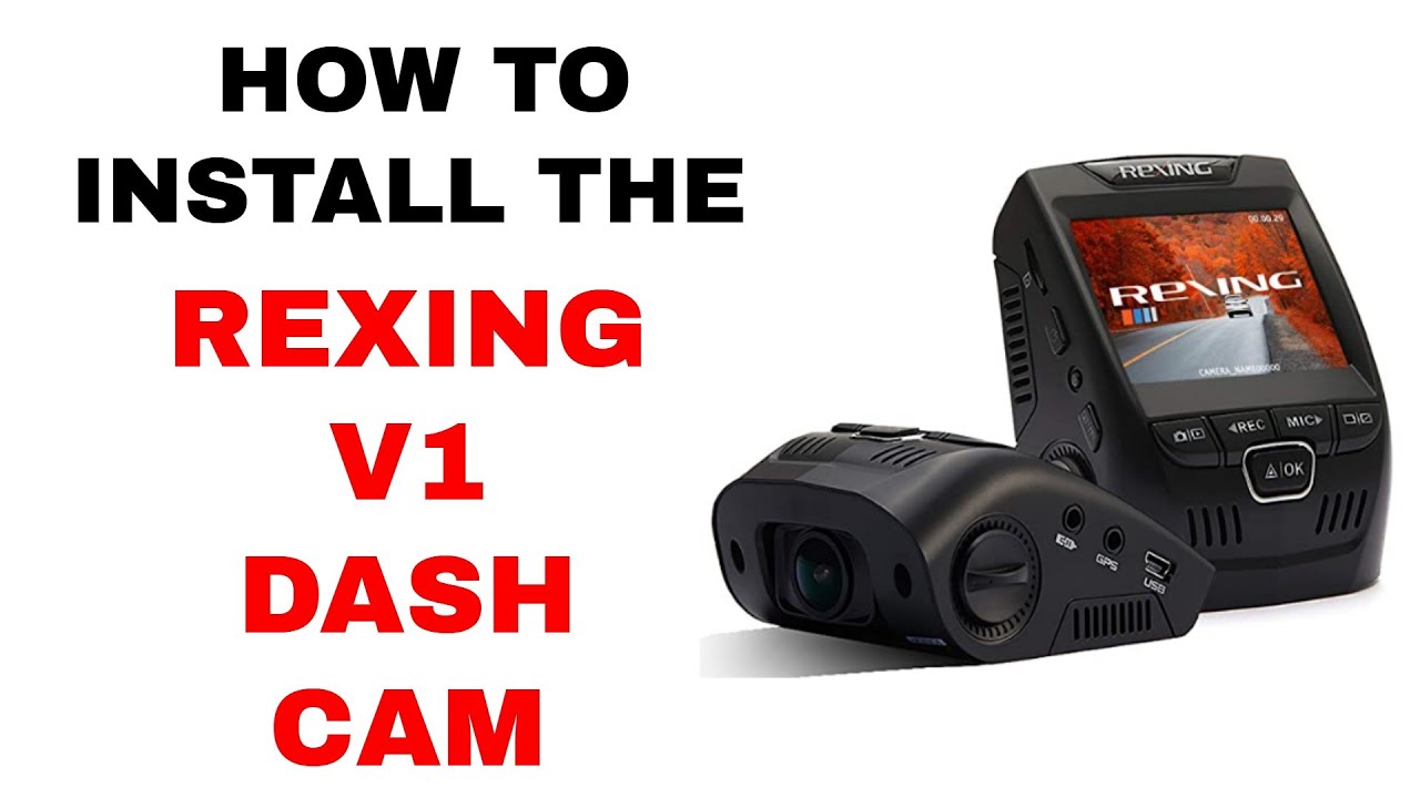 HOW TO INSTALL THE REXING V1 DASH CAM - 1080P DASH CAM - HOW TO INSTALL