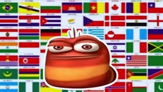 Red Larva 'Oi Oi Oi' in 22 different languages meme