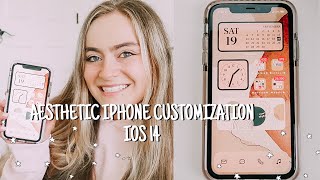 HOW TO CUSTOMIZE YOUR IPHONE WITH IOS 14 TUTORIAL *aesthetic*