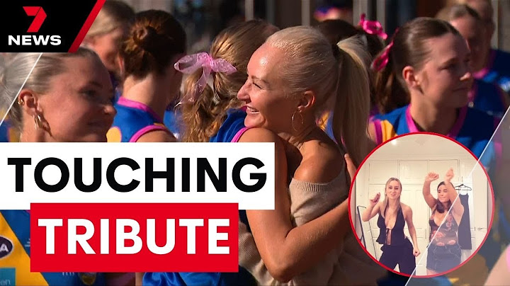 A bayside footy club's powerful tribute to best friends, Holly Bowles and Bianca Jones | 7NEWS
