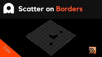 All About Scattering - 009 - Scatter On Borders - Houdini Tutorial - Basic