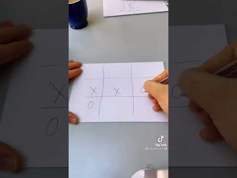 Video: Cum să câștigi tic tac toe ajungând al doilea?