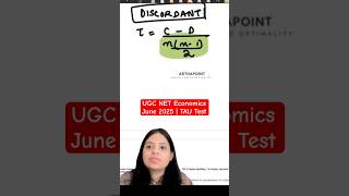UGC NET Economics PYQ Solutions | June 2025 | Tau Test #ugcneteconomics #neteconomics #arthapoint