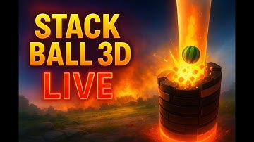 🪩 STACK BALL 3D LIVESTREAM 🔴 | AmitXPlayZ FULL POWER MODE 😍HIGH SPEED⚡ Gameplay