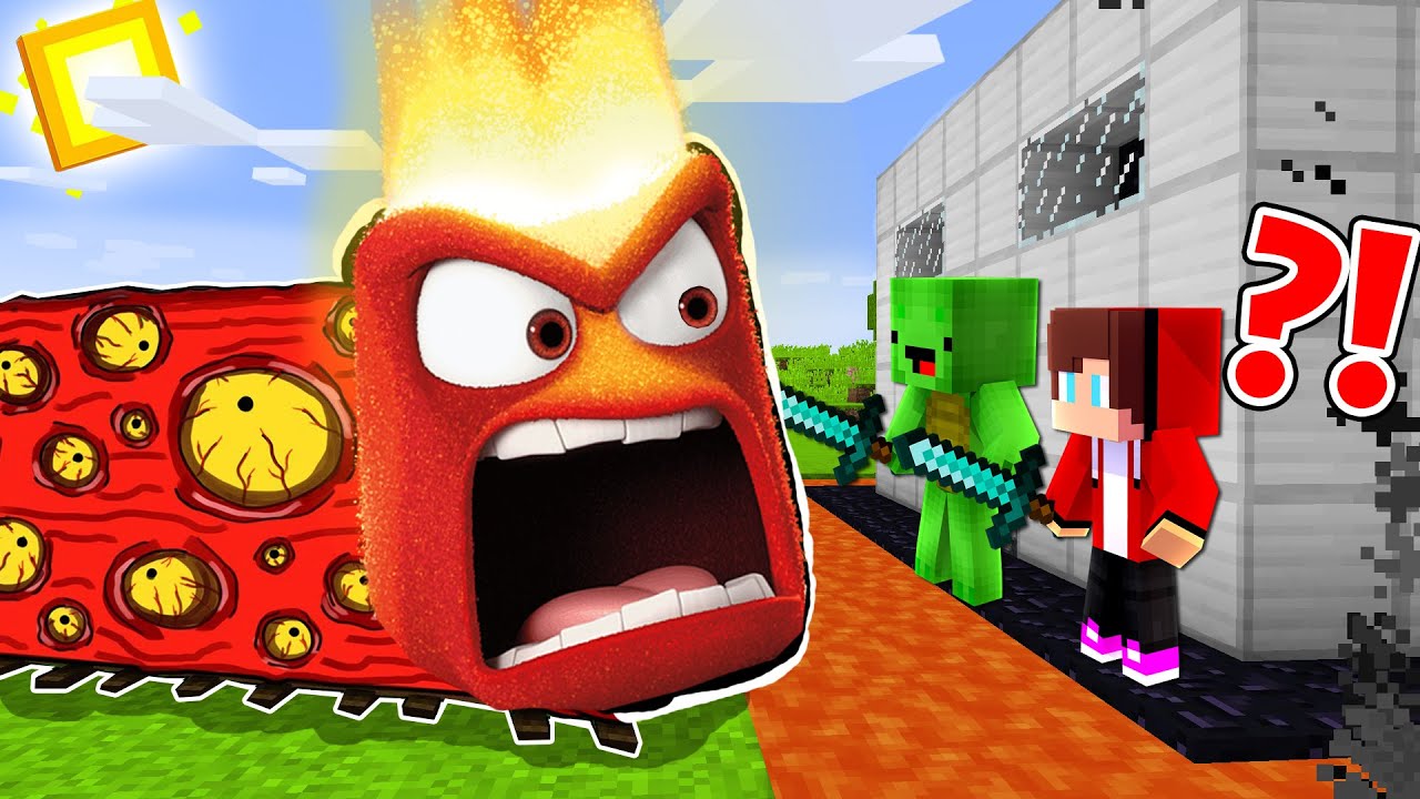 ANGER TRAIN vs The Most Secure House - Minecraft-Spiel von Mikey und JJ ...