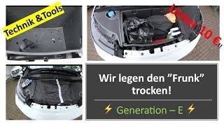 Elektroauto / Technik & Tools - Wir legen den Frunk trocken - BMW i3s