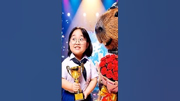 Linh giành giải nhất cuộc thi hát cấp tỉnh , Capybara có buồn không ? #capybara