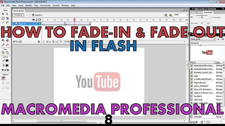 How to fade-in & fade-out in Flash | Macromedia Professional 8