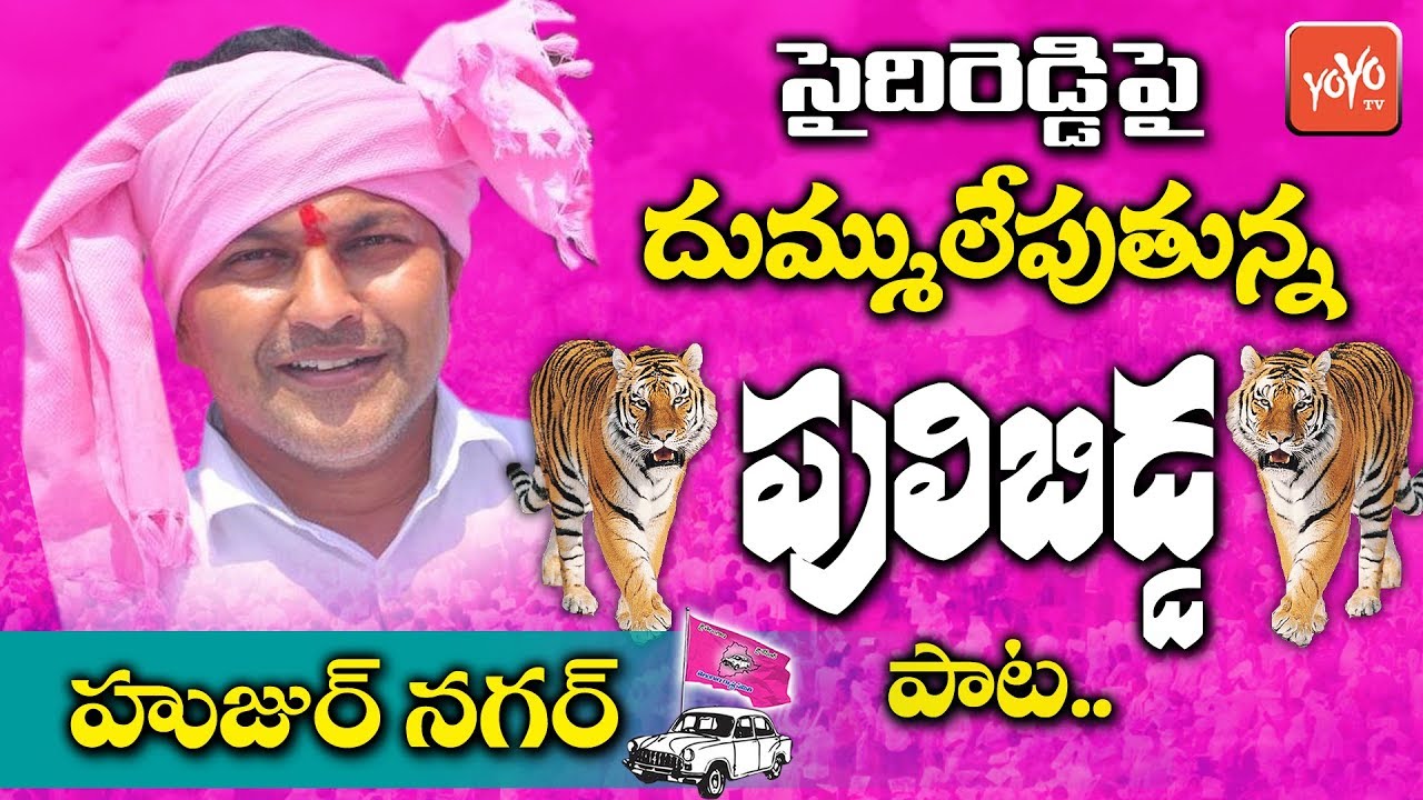 Huzurnagar Pulibidda Song On  Sanampudi Saidi Reddy  Huzurnagar By Election  TRS Songs  YOYO TV