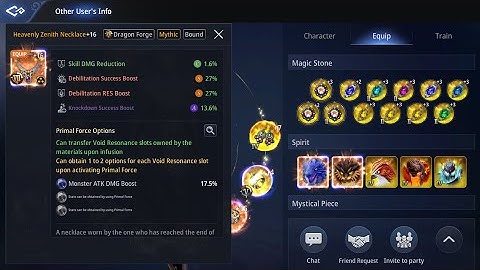 Mir4 - Primal Force Mythic Necklace! by TED Top 1 GLOBAL