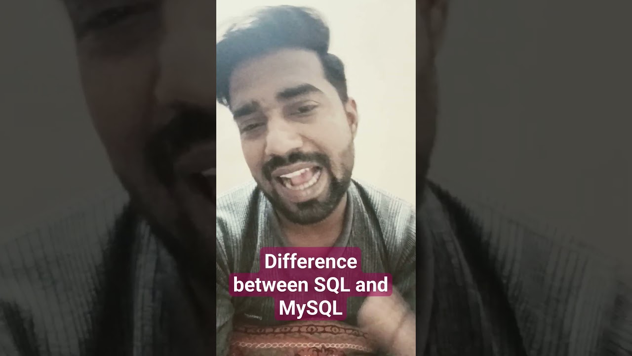 difference between SQL and MySQL 